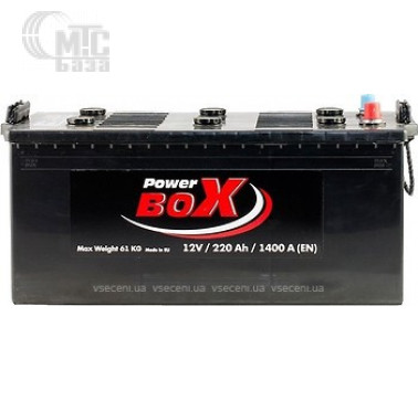 Аккумулятор на грузовик PowerBox Standard [6CT-220R] SLF220-00 EN1400 А 518x276x242 мм